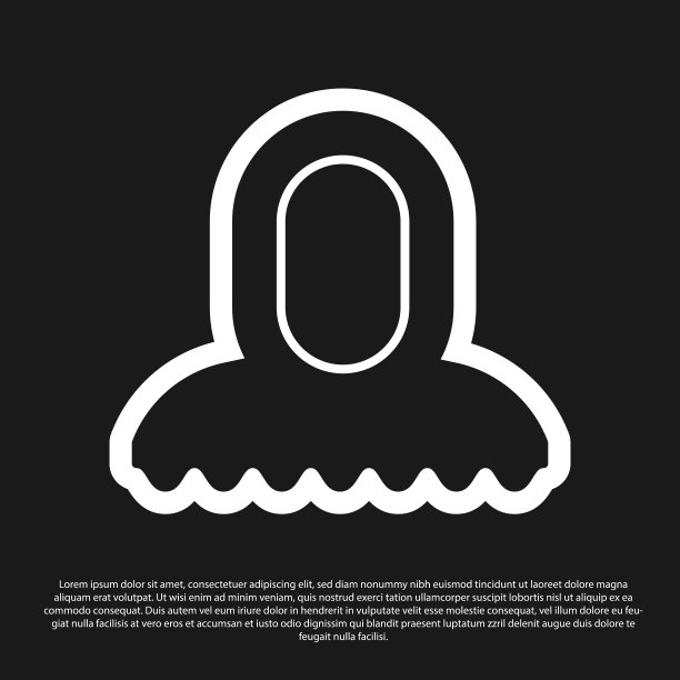 黑色中世纪兜帽图标孤立在黑色图片下载