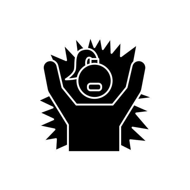 情绪爆发字形图标。愤怒和发脾气。积极的人。愤怒的女人。大喊大叫。痛苦,脾气问题。轮廓的象征。负空间。向量孤立的插图图片下载