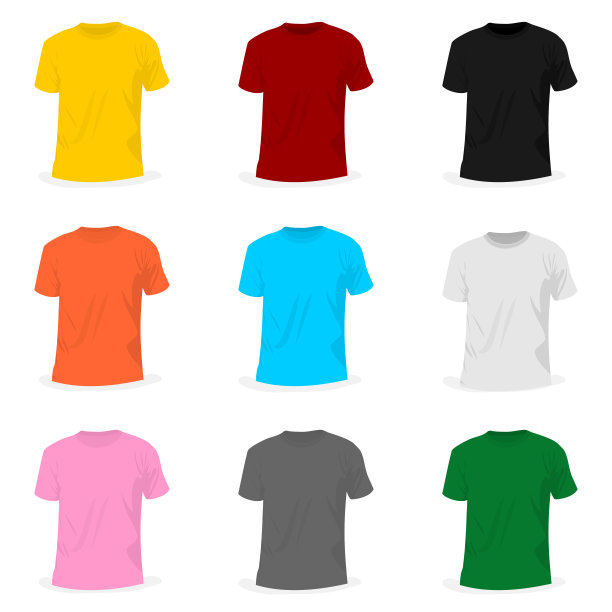 t恤实物模型设计图片下载