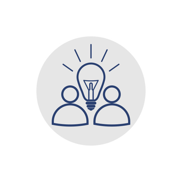 向量创造性思维。两个人，一盏灯。团队合作理念图标。象征,标志说明。矢量图形。每股收益10图片下载