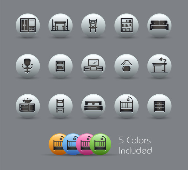 家具图标//珍珠系列图片下载