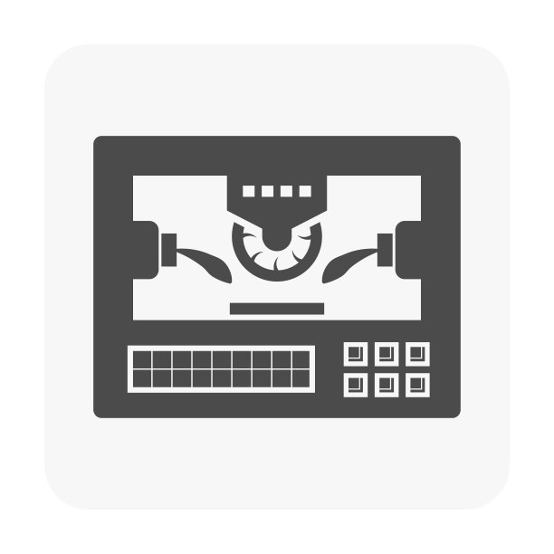 数控铣床图标。图片下载