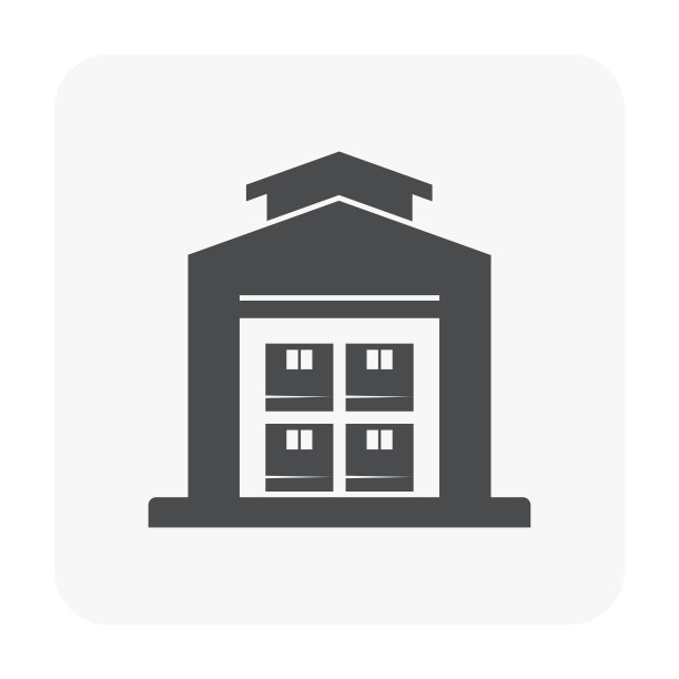 工厂图标黑图片下载