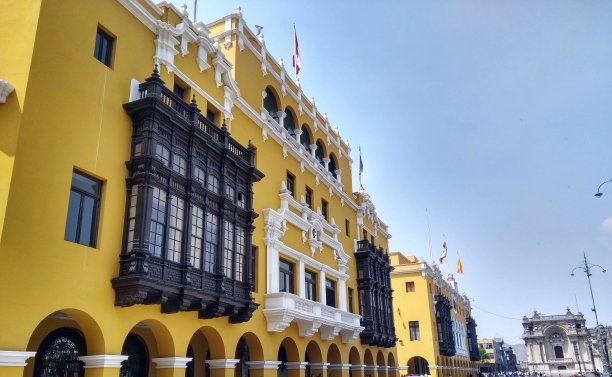 利马市宫殿-秘鲁历史中心图片下载