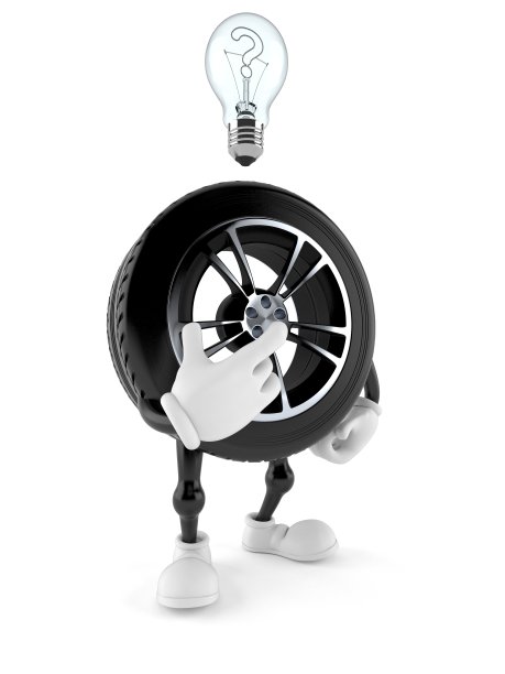 汽车车轮性格与一个想法图片下载