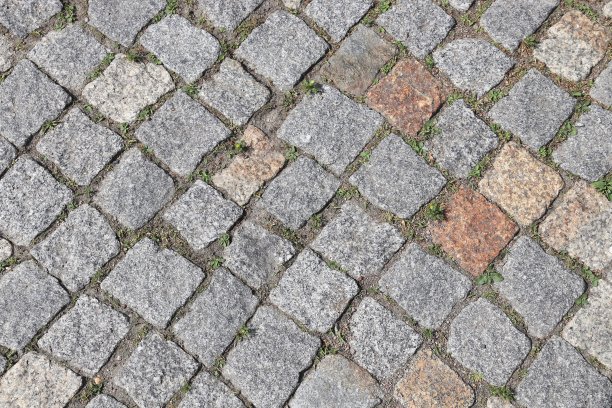 旧城石砌路面图片下载