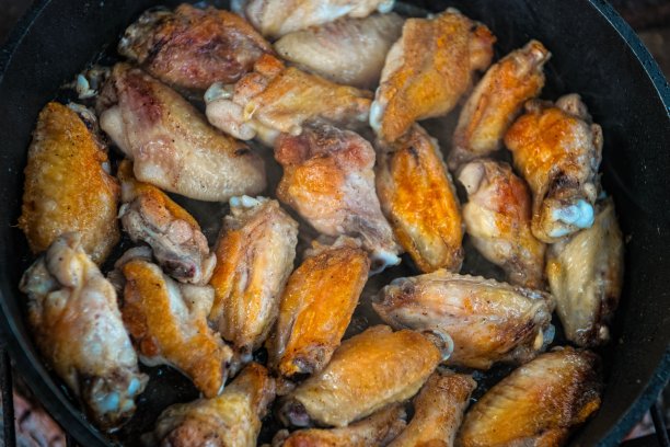 烤鸡翅的观点图片下载