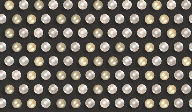 无缝图案与彩色珍珠图片下载