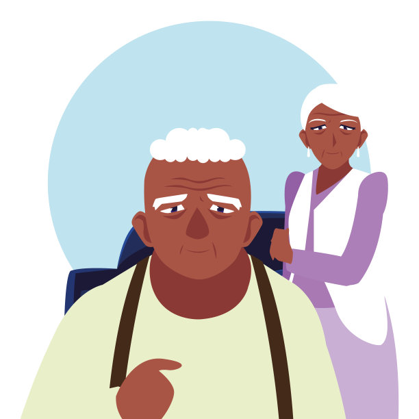 可爱的老夫妇在家里分享图片下载