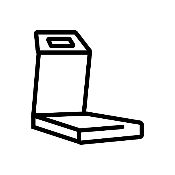 电动跑步机图标矢量大纲插图图片下载