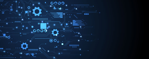 业务技术图标设置业务和技术矢量背景图片下载