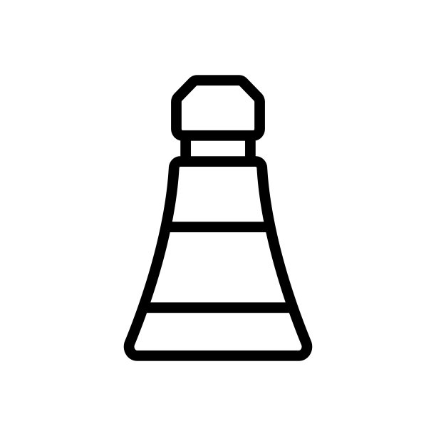 鞋子油漆管图标矢量轮廓插图图片下载