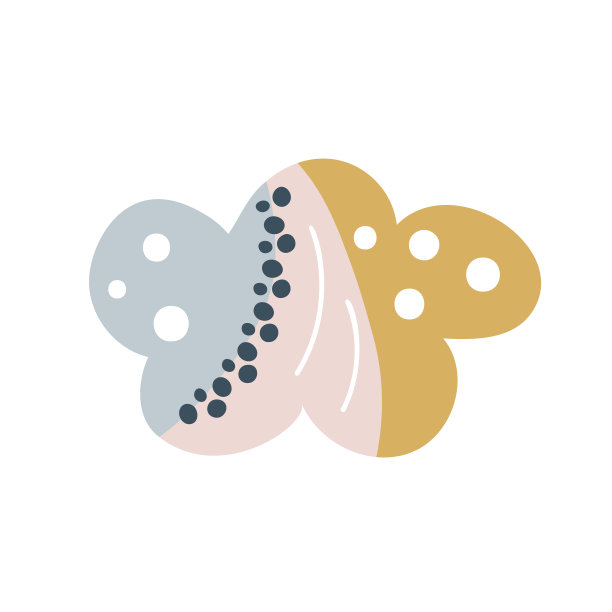 矢量云与彩虹卡通斯堪的纳维亚风格孤立在白色背景的孩子。可爱的手绘插画海报，印刷品，卡片，织物，儿童书籍，室内设计图片下载