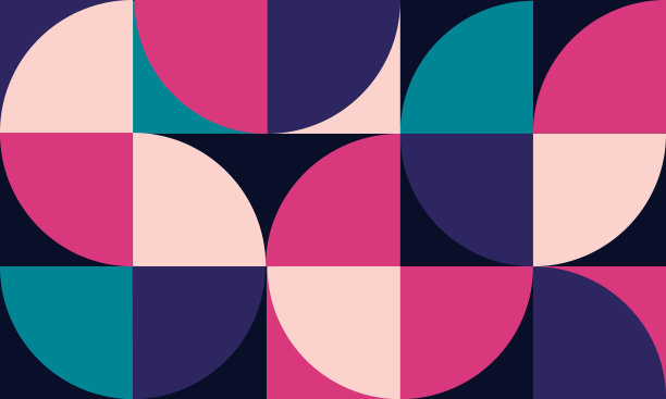 矢量几何极简艺术海报与简单的几何形状。抽象矢量图案设计在斯堪的纳维亚风格的网页横幅，展示，品牌，印刷，海报，传单，卡片图片下载