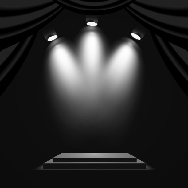 讲台上的窗帘图片下载