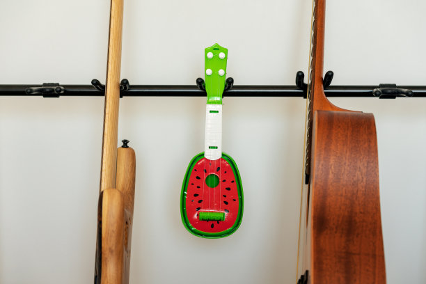 架子上挂着吉他图片下载