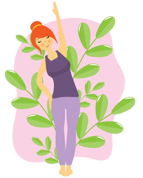 这个女孩正在健身图片下载