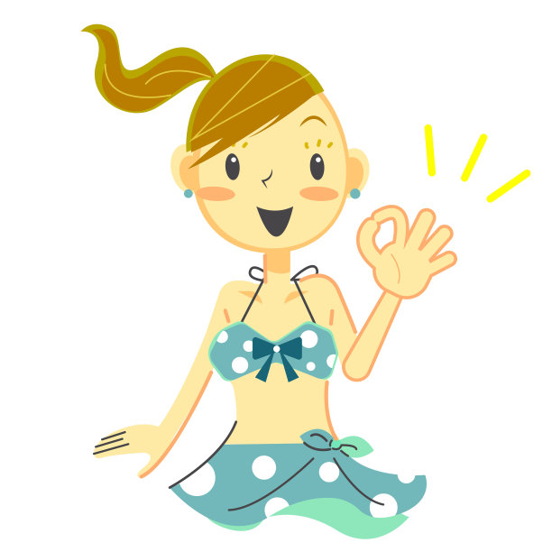 比基尼女孩表情系列图片下载