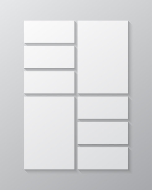 矢量空拼贴八帧，图像照片图片下载