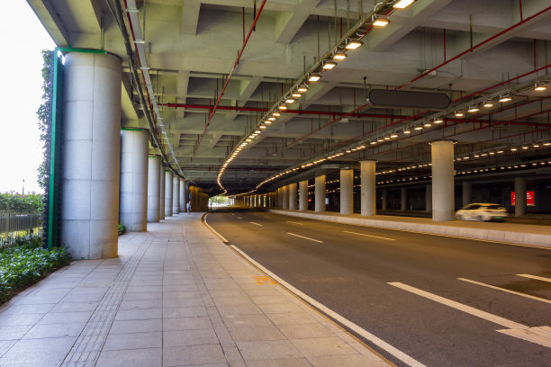 中国广州的地下道路图片下载