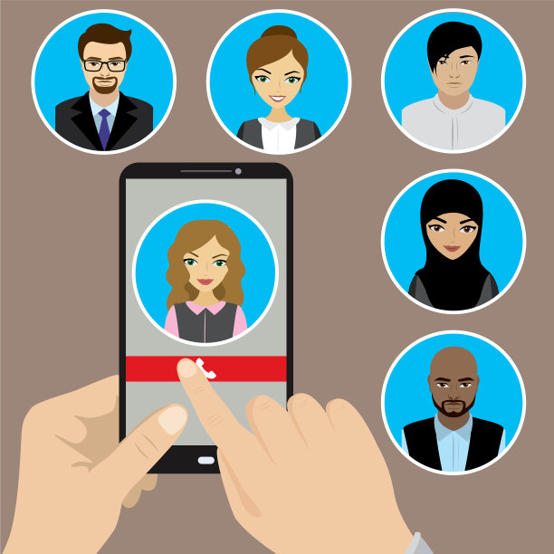 手持有来电的电话图片下载