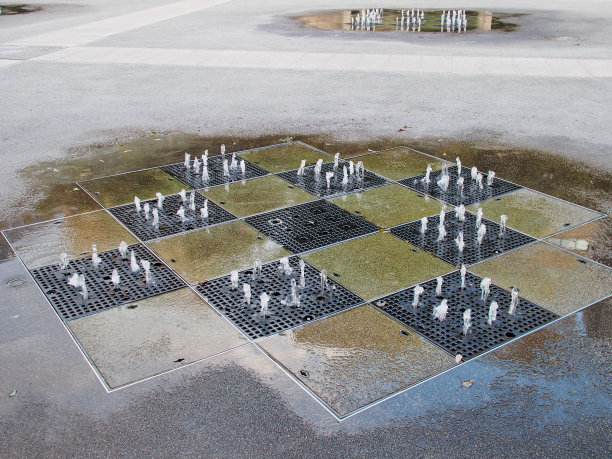 现代喷泉图片下载