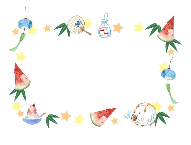 日本夏天元素图片下载