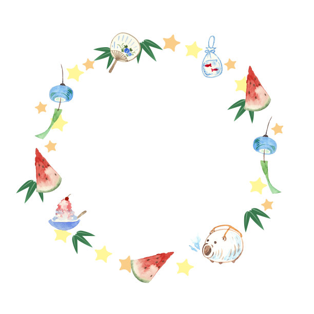 日本夏天元素图片下载