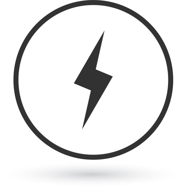闪电图标能量图标闪电标志充电图片下载