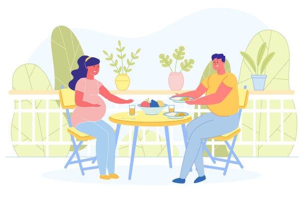 提示横幅已婚夫妇共进午餐图片下载