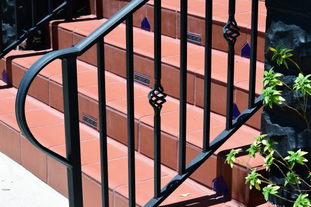 华丽的黑铁扶手图片下载
