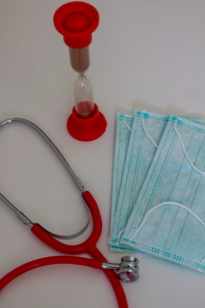 听诊器一次性医用口罩沙漏图片下载