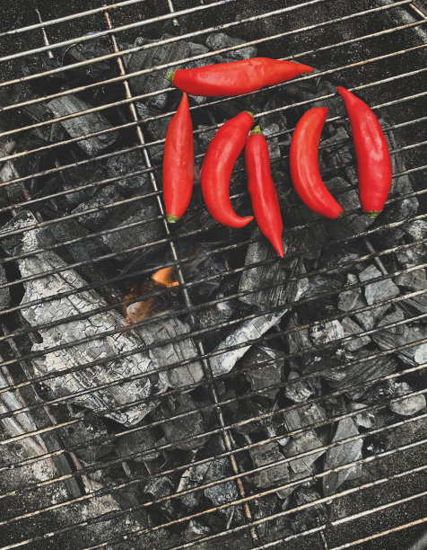 烧烤的辣椒图片下载