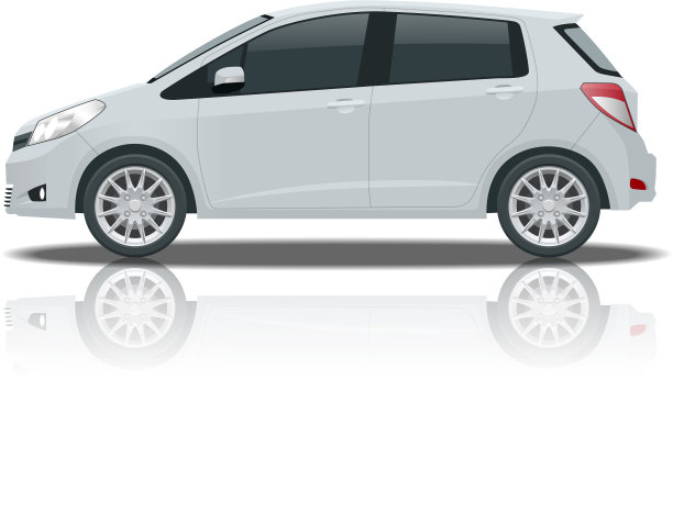 微型掀背车小型混合动力汽车图片下载