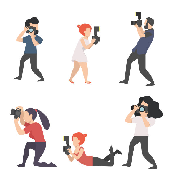 摄影师拍摄相机图片下载