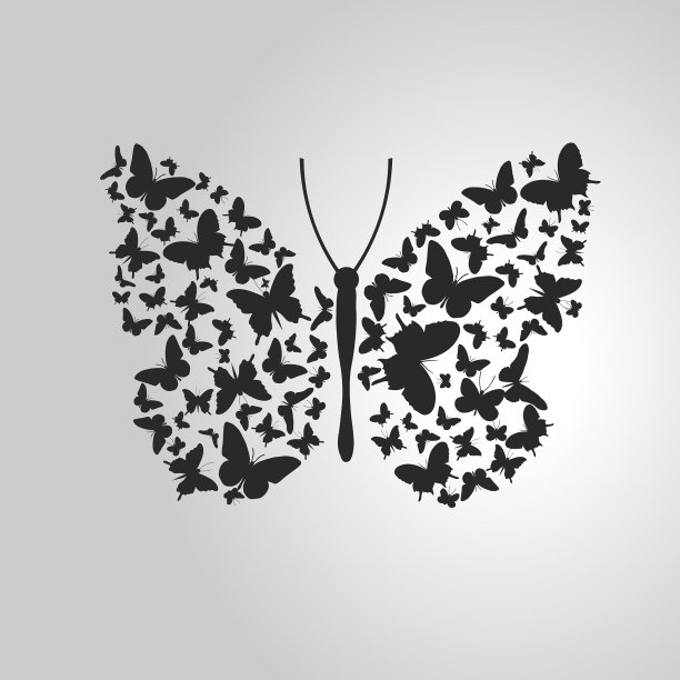 蝴蝶长出许多小蝴蝶图片下载