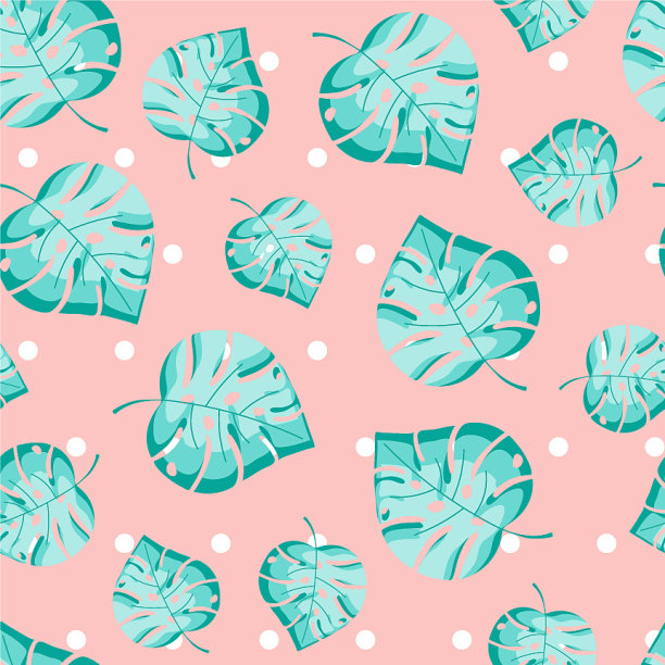 无缝模式与怪物叶图片下载