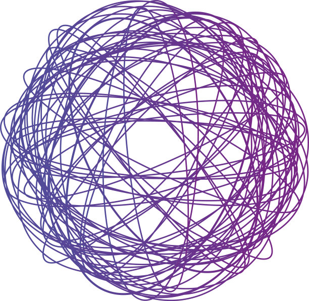 缠结的圆形线索彩色复杂的纹理图片下载