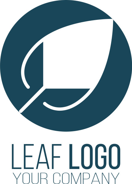 圆叶标志图标设计景观设计图片下载