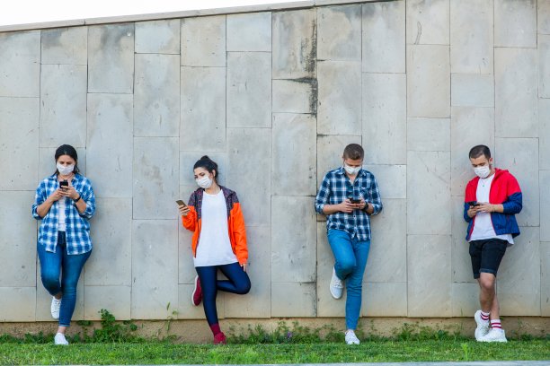 社会距离图片下载