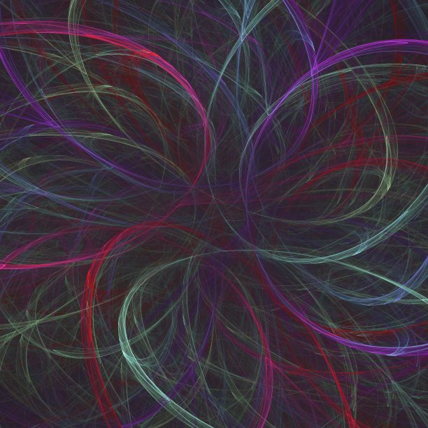 抽象分形艺术背景在插画空间几何。色彩斑斓的迷幻的背景。由分形纹理组成，适用于想象力、创造力和设计项目图片下载