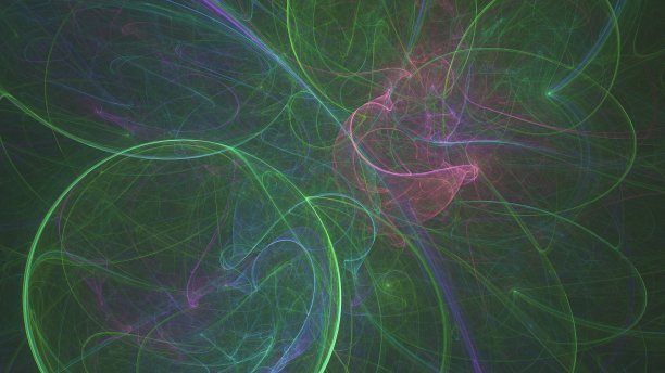 抽象分形艺术背景在插画空间几何。色彩斑斓的迷幻的背景。由分形纹理组成，适用于想象力、创造力和设计项目图片下载