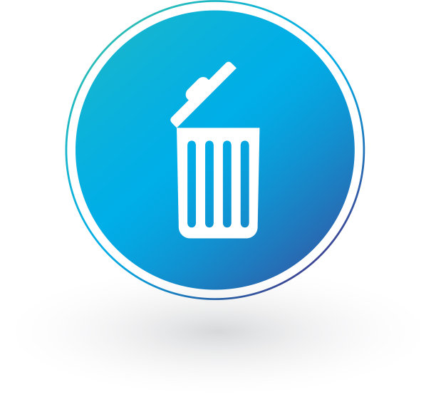 删除图标打开垃圾桶垃圾桶回收站垃圾图片下载