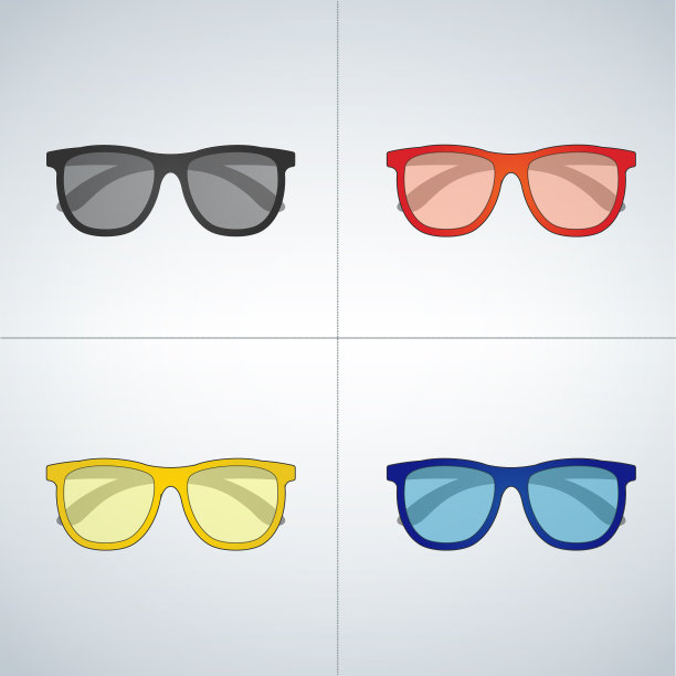 设置彩色眼镜隔离图片下载