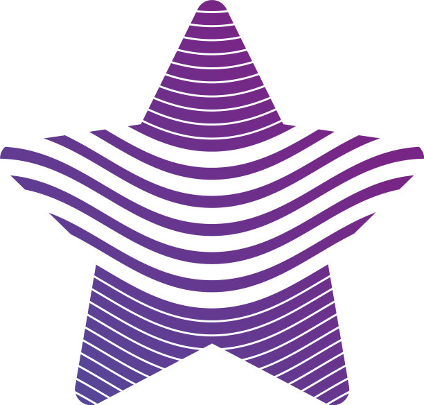 星形标志极小抽象几何符号图片下载