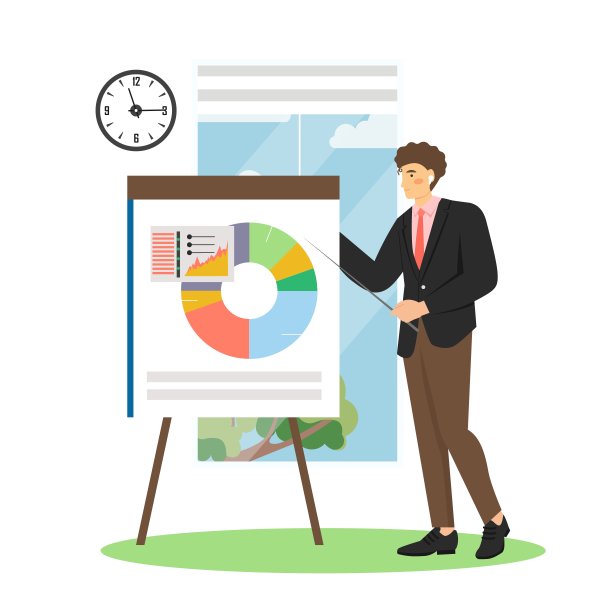 远程演示从家庭办公室，矢量平面插图图片下载