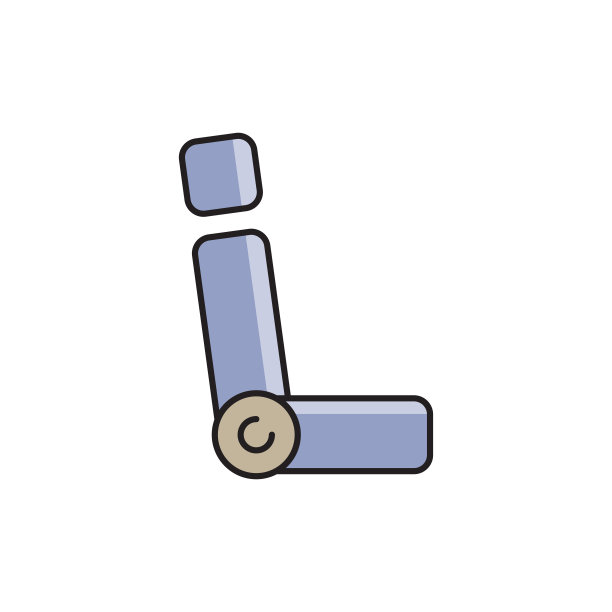 汽车座椅矢量图标符号孤立的白色背景图片下载