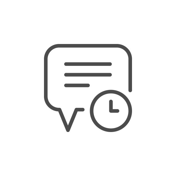 提醒线条轮廓图标和时间概念图片下载
