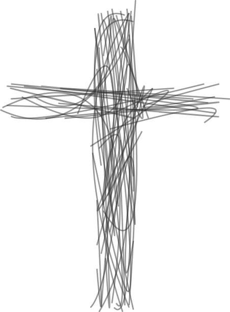 手绘十字用垃圾十字做成图片下载