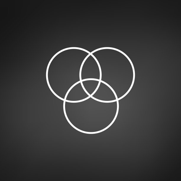 三个重叠的圆圈信息图模板图片下载